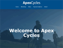 Tablet Screenshot of apexcycles.com